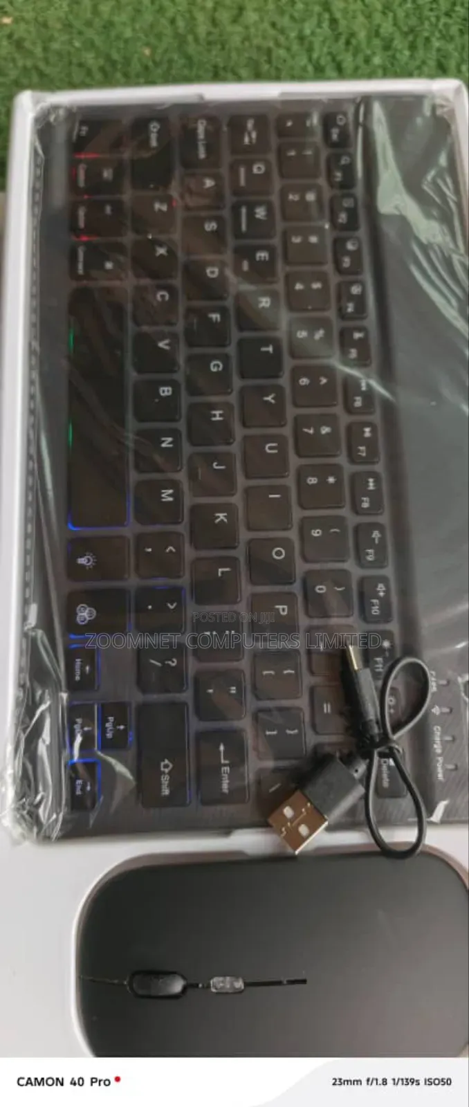 External Keyboard and Mouse With Keyboard Light