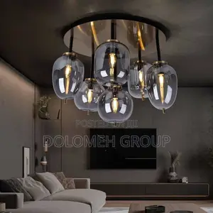 Nordic Smoky Glass Chandelier