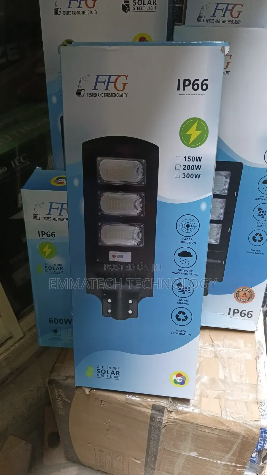 4 Eye Solar Panels Light