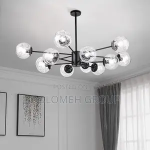 Nordic. Glass Chandelier