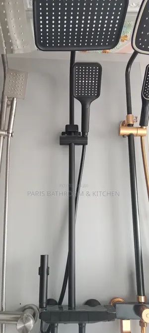 Shower Mixer Black Piano