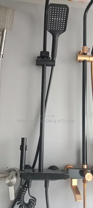 Shower Mixer Black Piano