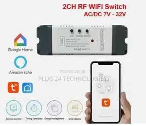 2ch 7-32v Smart Tuya Wi-Fi Relay Module