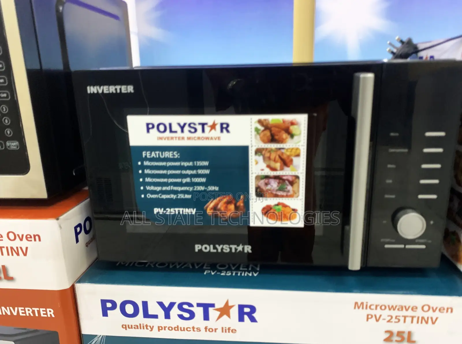 Polystar 25l Kitchen Essential Microwave Pv-25ttinv