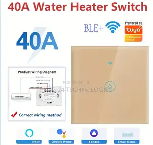 40amp Tuya Wi-Fi Smart Water Heater/Ac Switch
