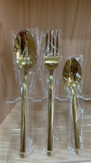 Plain Gold Cutlery