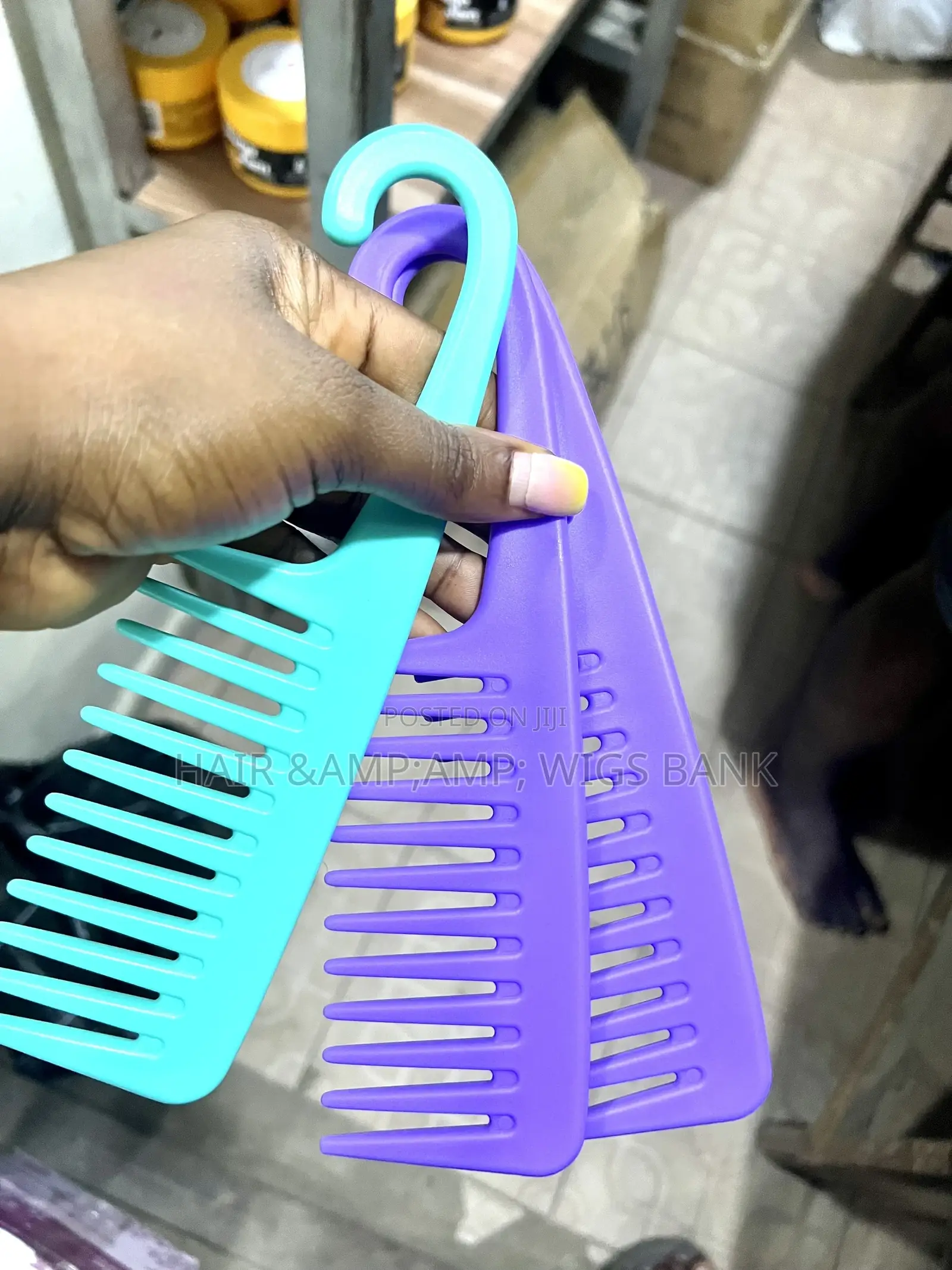 Solid Wide Tooth Hair Comb Detangling Professional Salon Tool Comb