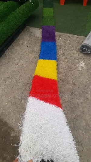 Rainbow Artificial Grass, a Roll Is 50sqm