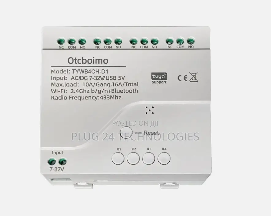 4ch Tuya Wi-Fi Rf Smart Switch Module