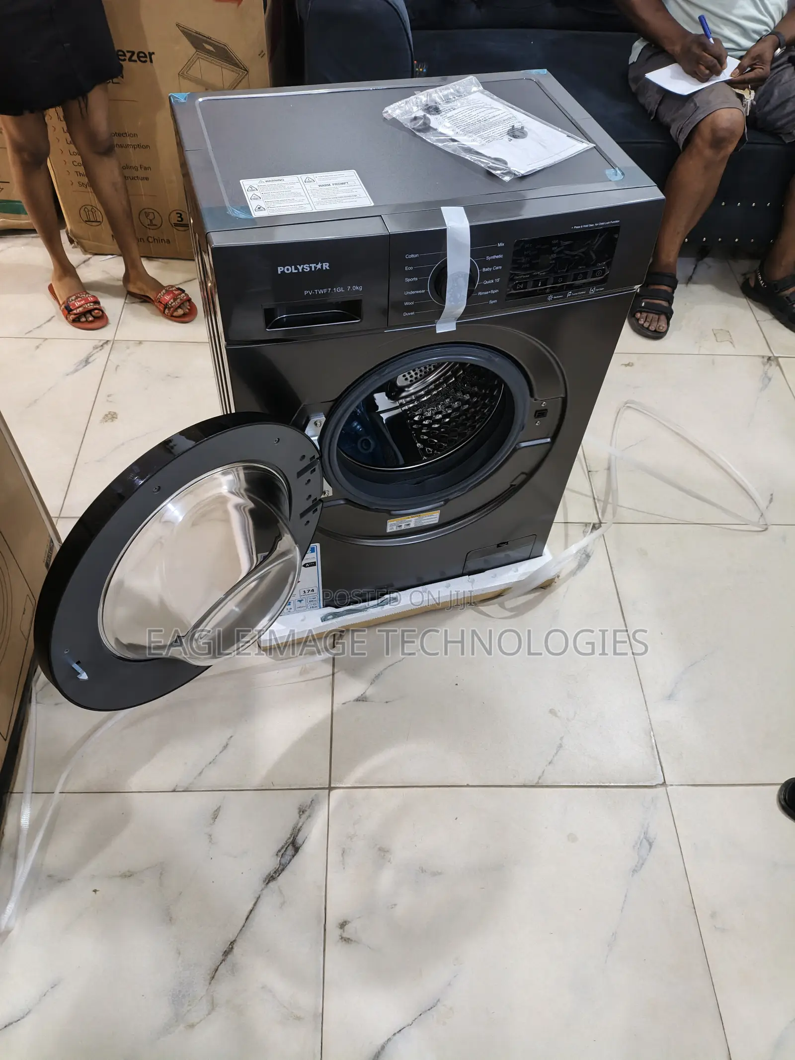 Polystar 7kg Front Load Washer – Quiet Operation