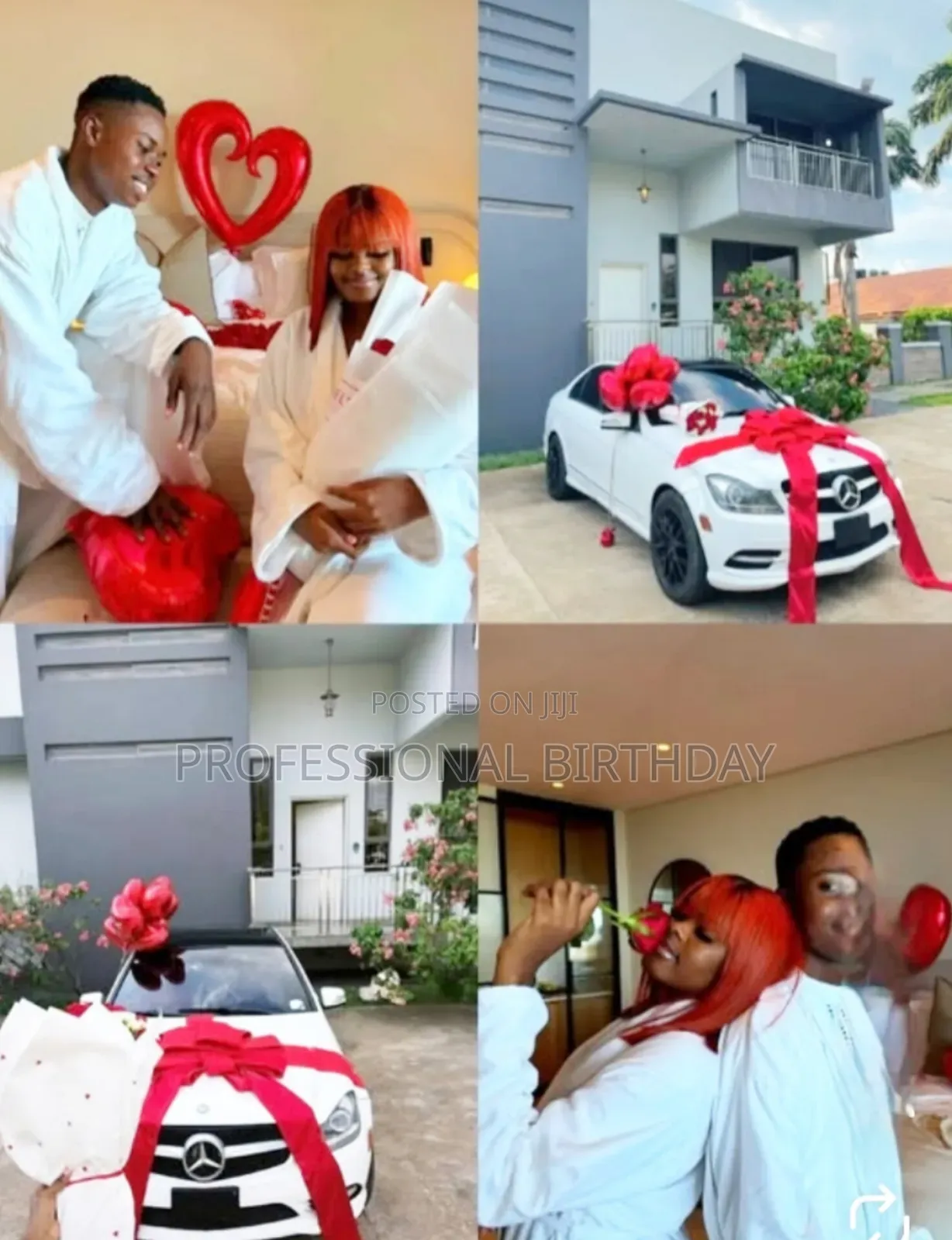 Car Bow Gift Installation Lagos