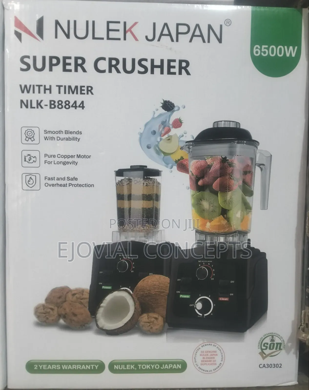 Nulek Turbo Blender 6500w