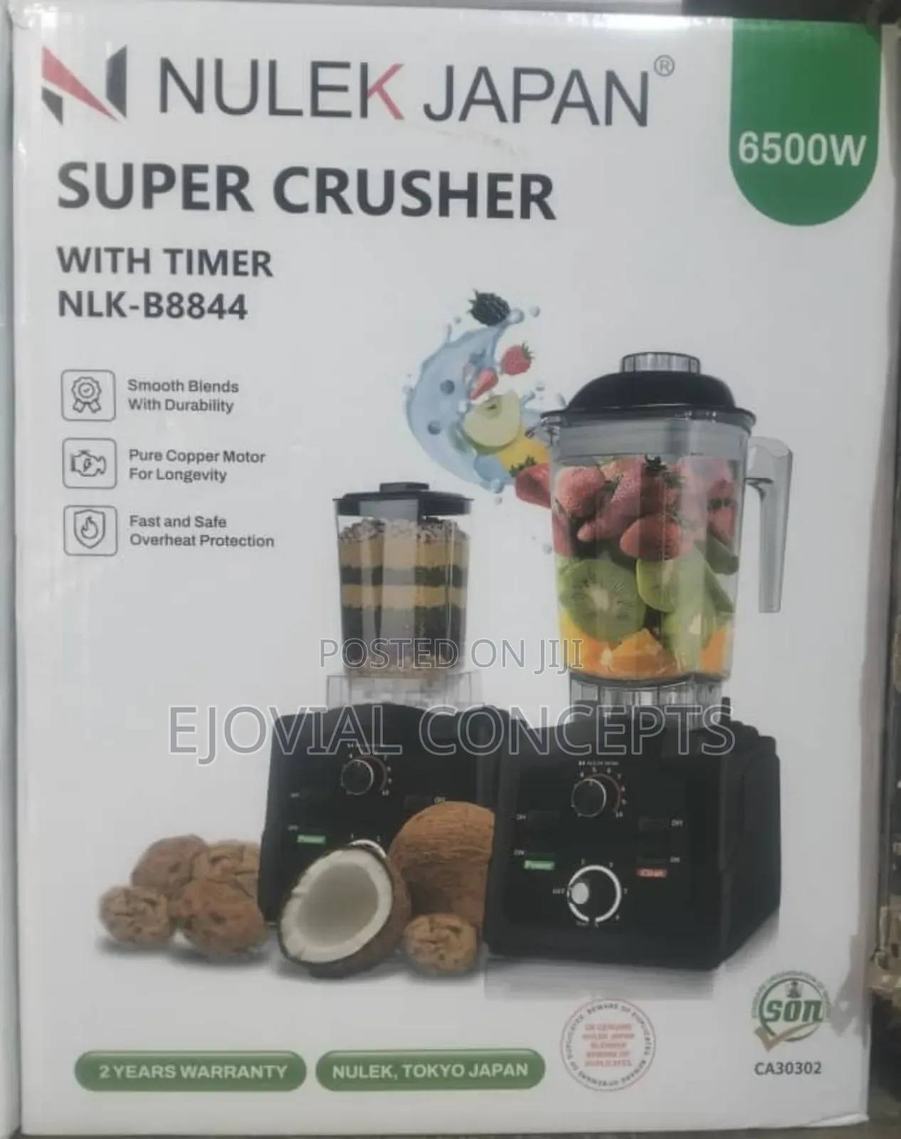 Nulek Turbo Blender 6500w