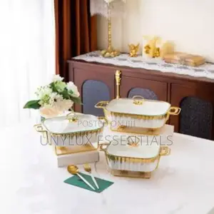 3 in 1 Elite Ceramic Chaffing Dish Set