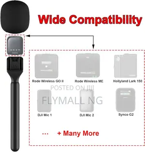 Interview Wireless Mic Holder Microphone Adapter