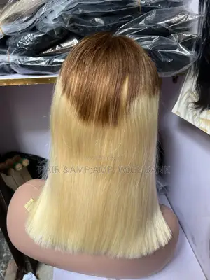 10/12/14 Inches 2by 6 Closure Straight Wig Color:T/613