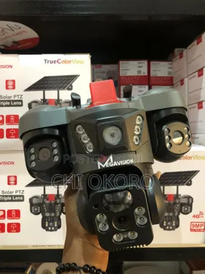 Triple Lens Solar PTZ Camera