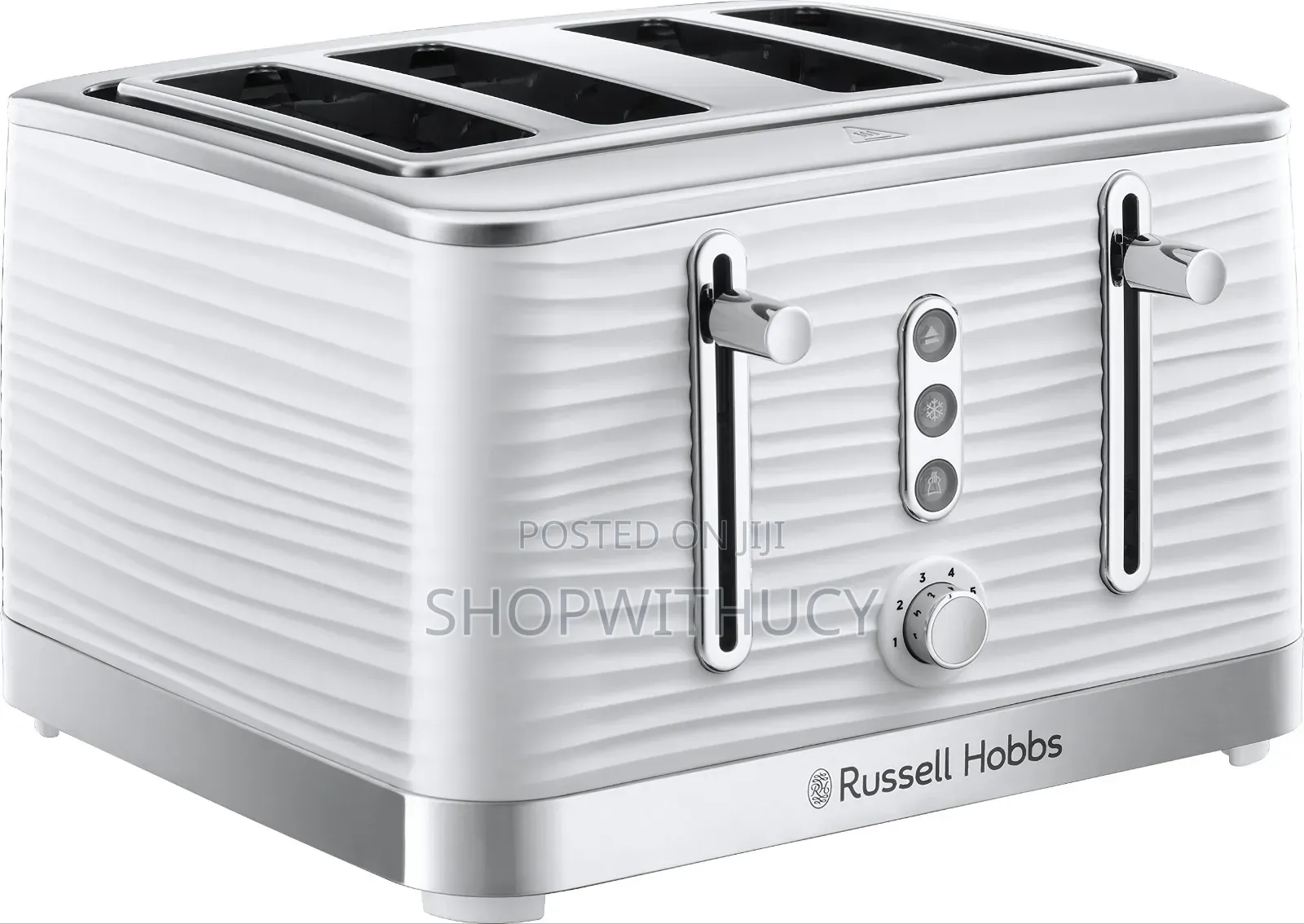 Russell Hobbs Inspire 4 Slice White Toaster