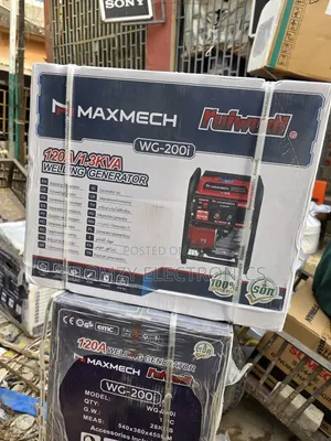 A Brand New Maxmech Welding Machine Inverter Petrol Gen Wg-200i(120a)