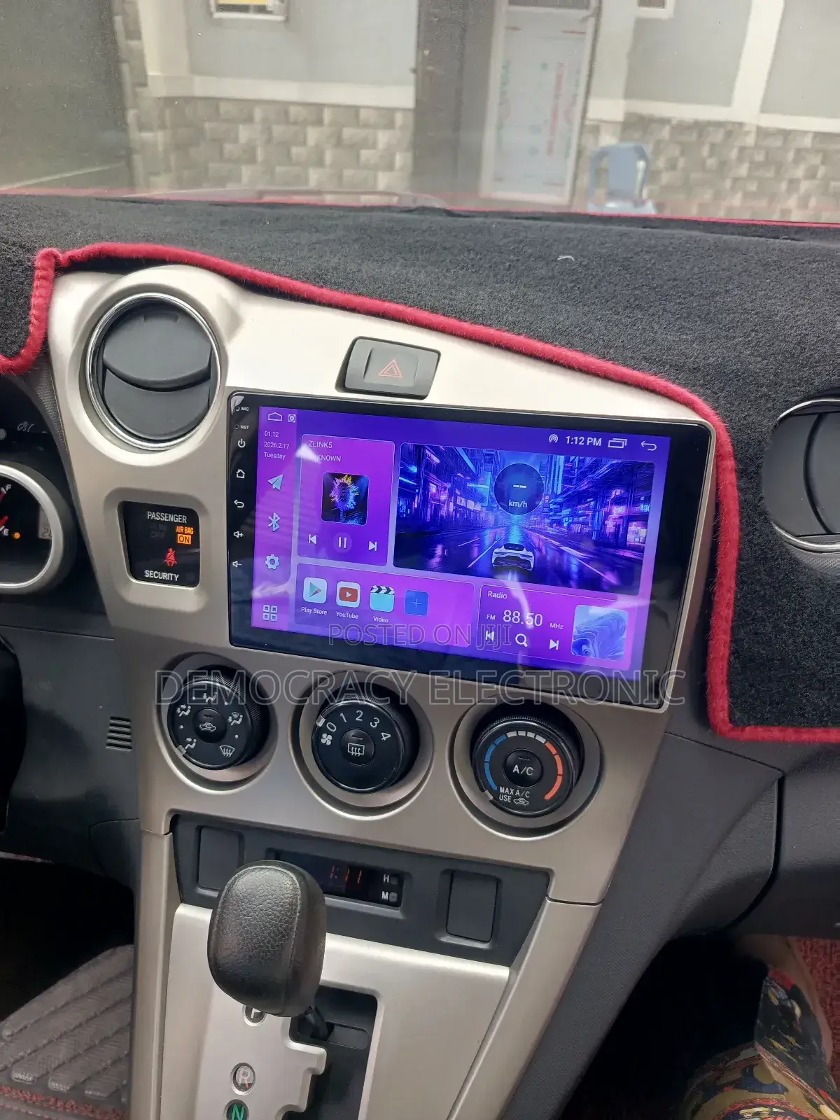 Toyota Matrix 2010 Android Screen With GPS (Map)