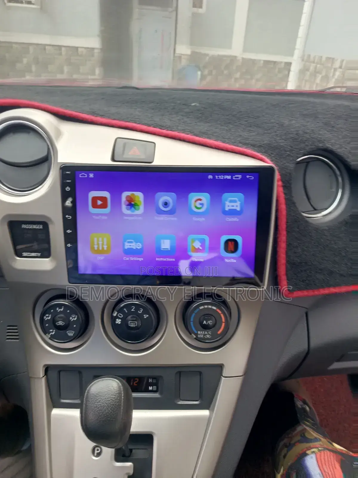 Toyota Matrix 2010 Android Screen With GPS (Map)