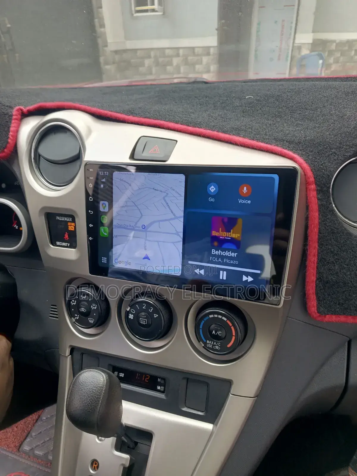 Toyota Matrix 2010 Android Screen With GPS (Map)