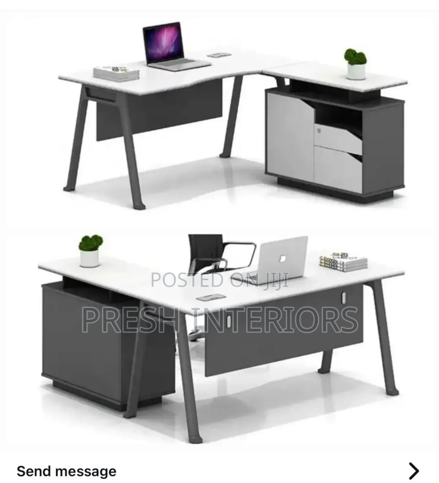 Imported L Shape Office Table