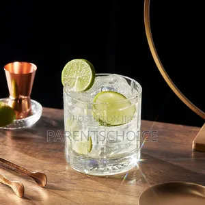 Double Rocks Whiskey Glasses - Set of 6 Cocktail Glasses - 12oz