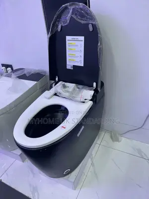 Black Smart Sensor Wc With Voice And Remote Control