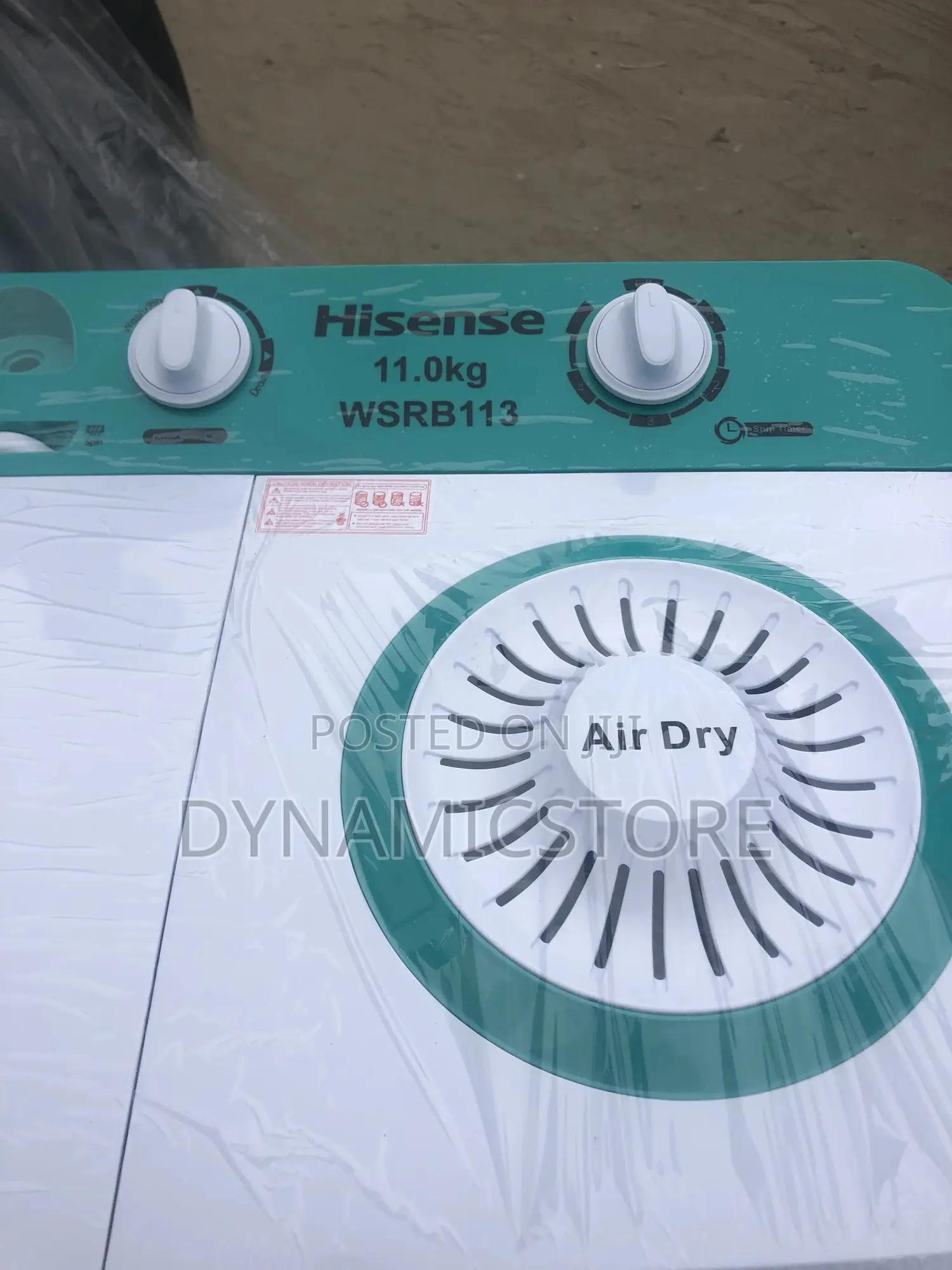 Hisense 11kg Manual Washing Machine