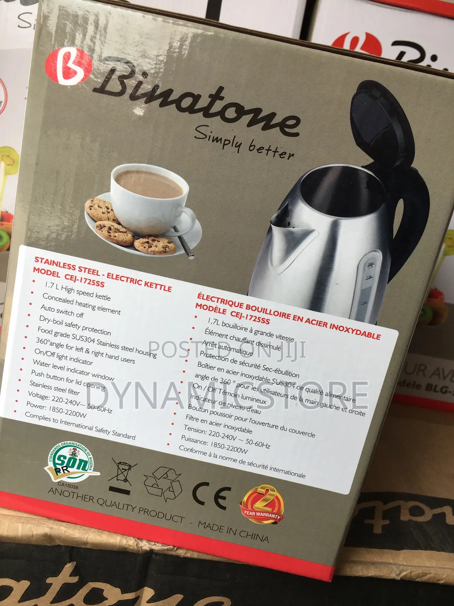 Binatone Stainless Steel-electric Kettle