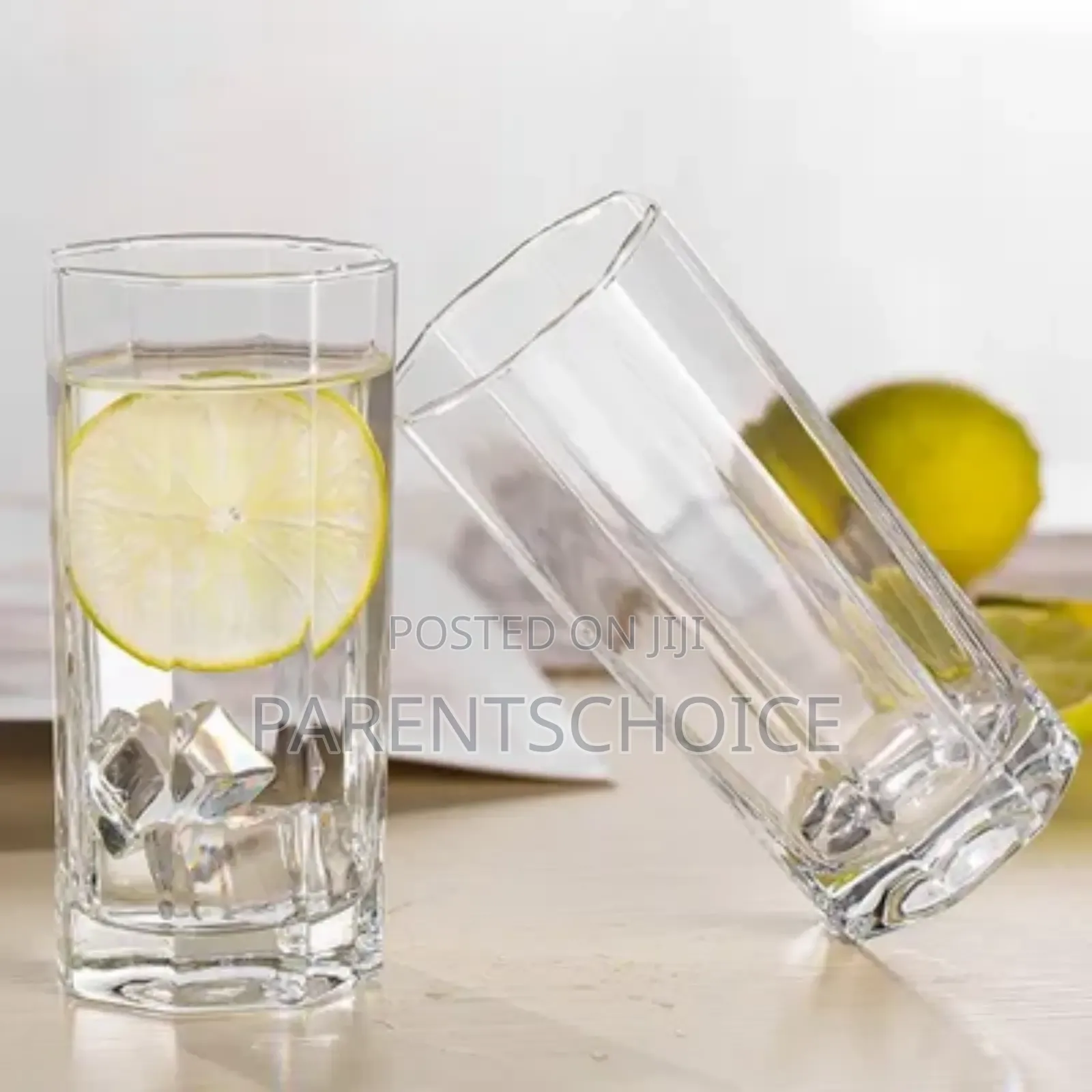 Drinking Glasses Crystal Set of 6 Pieces
