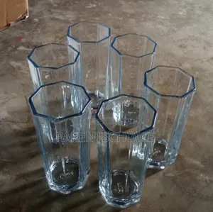 Drinking Glasses Crystal Set of 6 Pieces