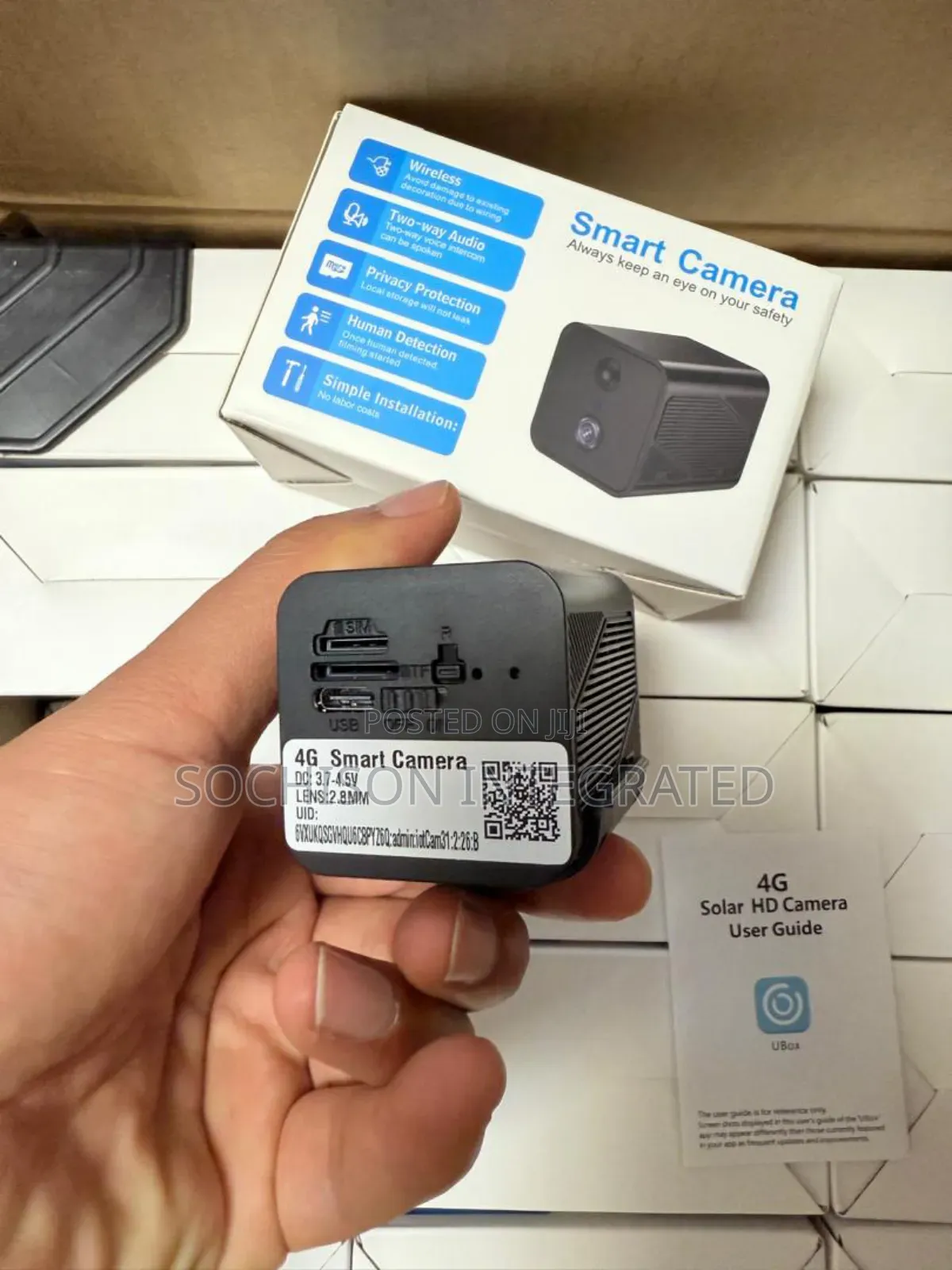 Hidden 4g Ubox Solar Camera With Remote View