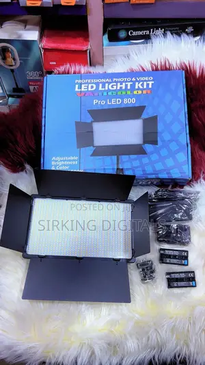 Led Lighting Pro Led 800 Varicolor Photography Video Light Kit