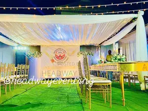 All White Party Dinner Set-Up Decoration