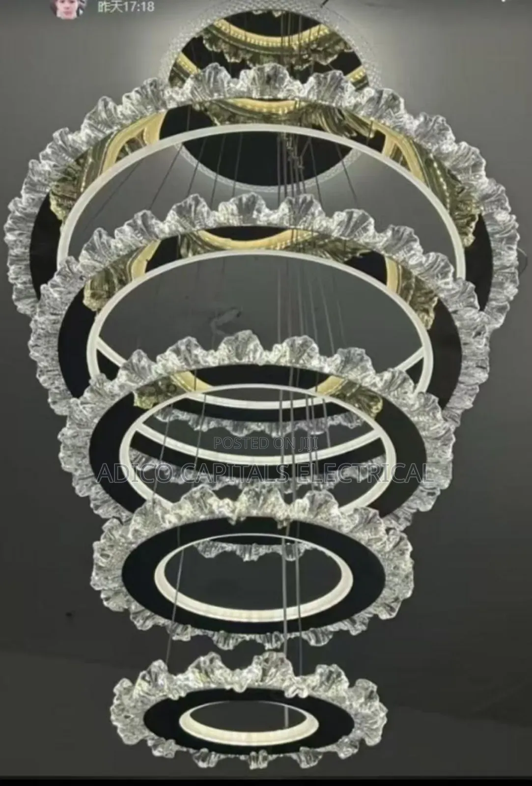 4 Rings Drop Chandaliers