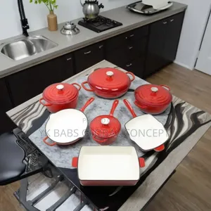 7set Cast Iron Cookware Set