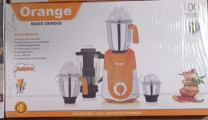Orange Mixer Grinder With 4 Cups 1000w