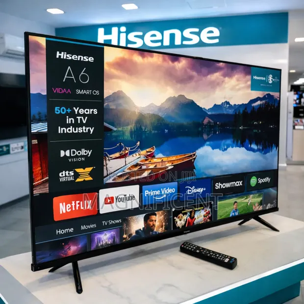 Original Hisense 50-Inch A6 Series Smart Tv – Vidaa Smart Os for