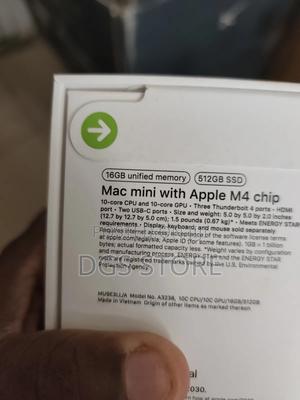 New Desktop Computer Apple Mac Mini M4 16GB Apple M4 SSD 512GB