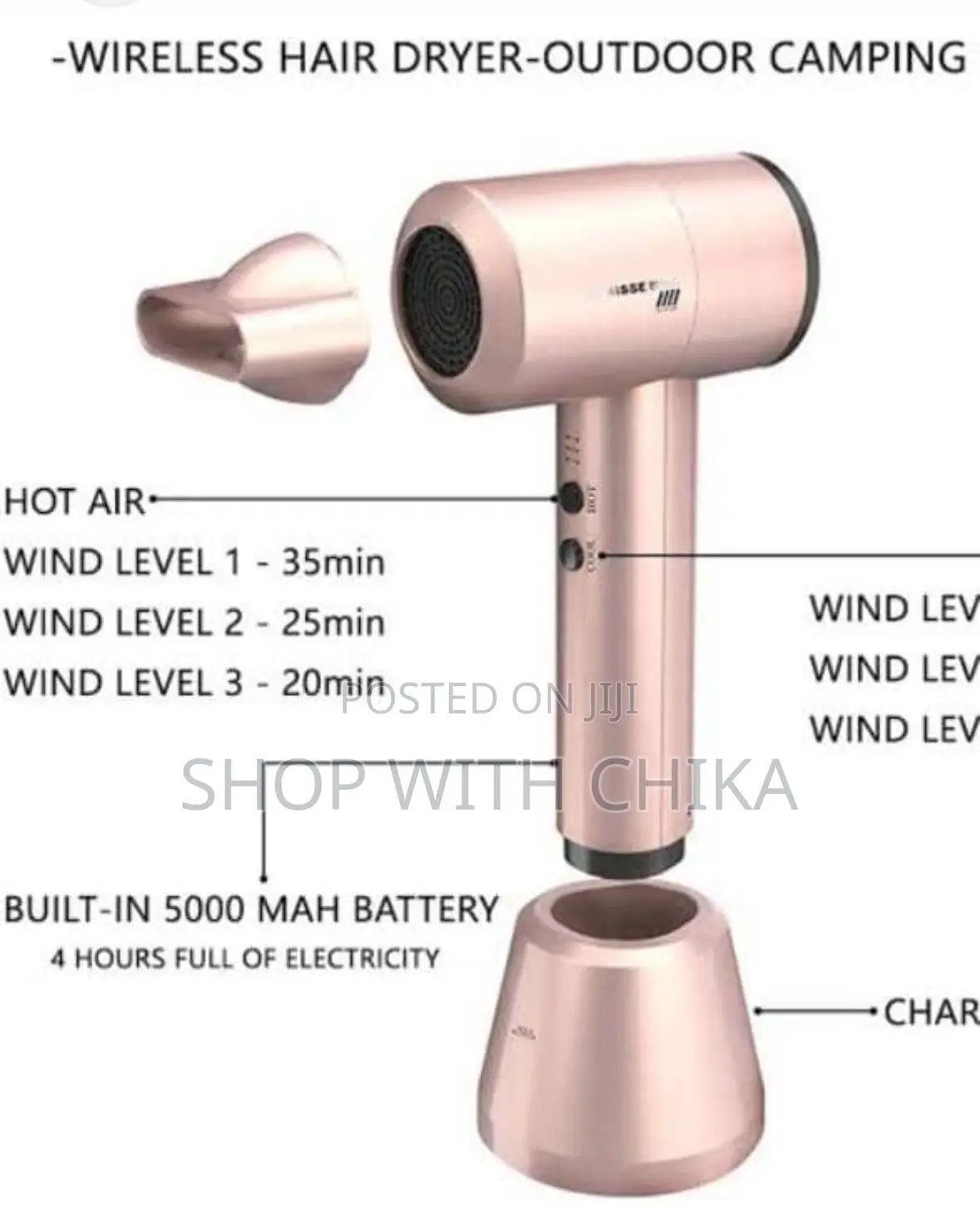 Wireless Hair Dryer