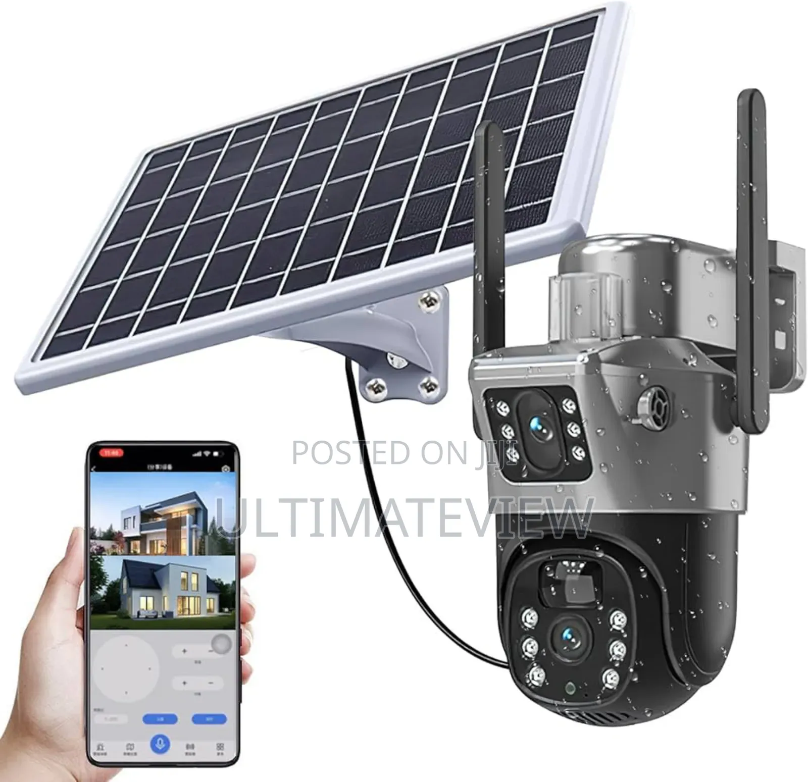 Wireless Smart Solar CCTV Camera 8mp