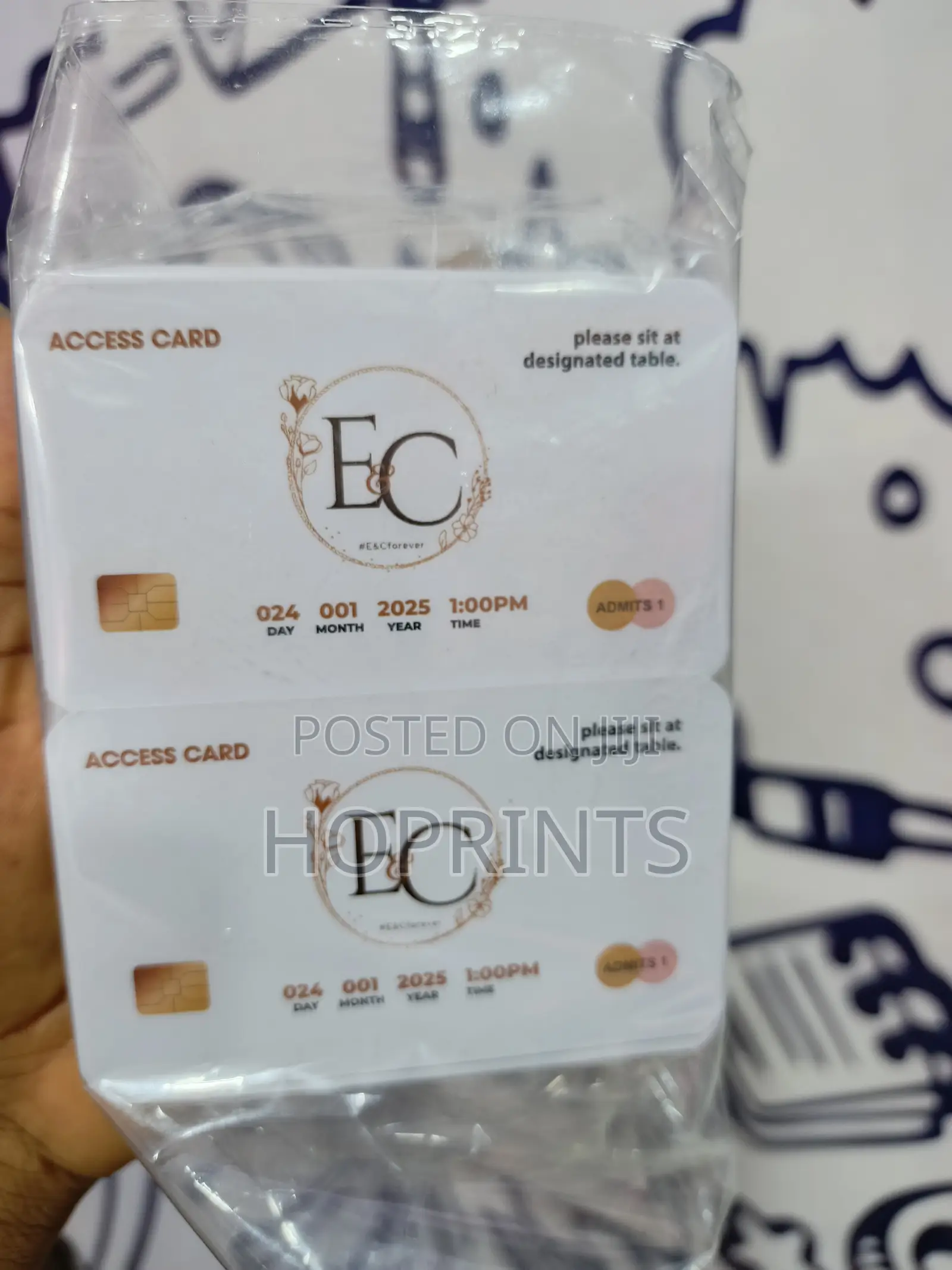 Event Access Card – Guest Vip Entry Pass