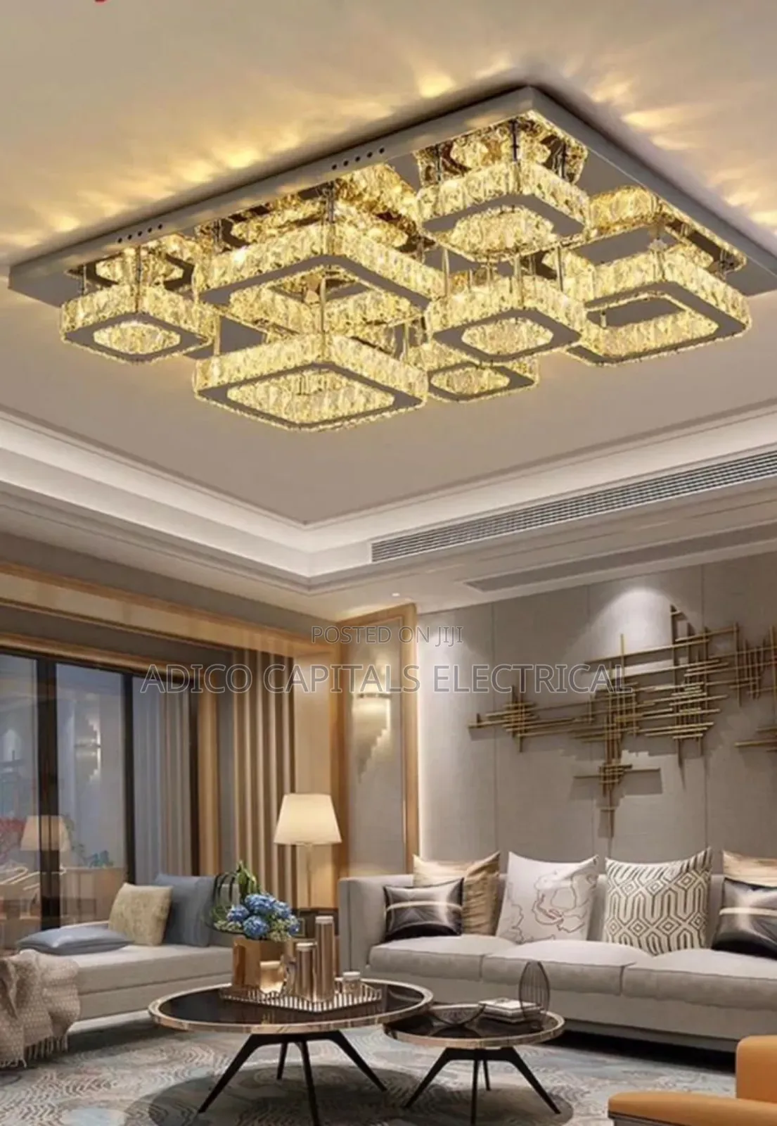 Crystals Ceiling Light