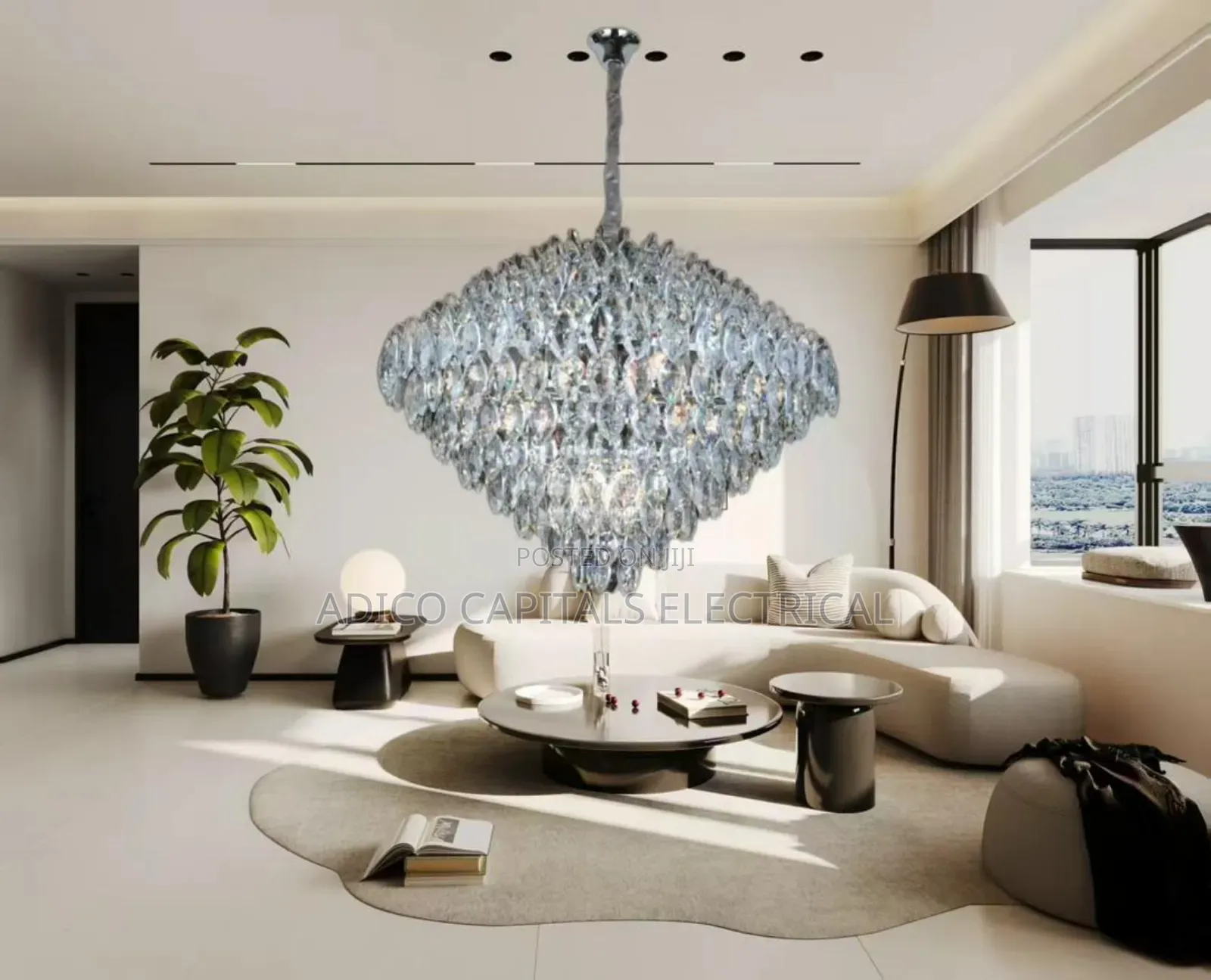 Crystal Drop Chandelier