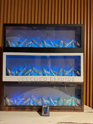 3d Multicolored Fireplace