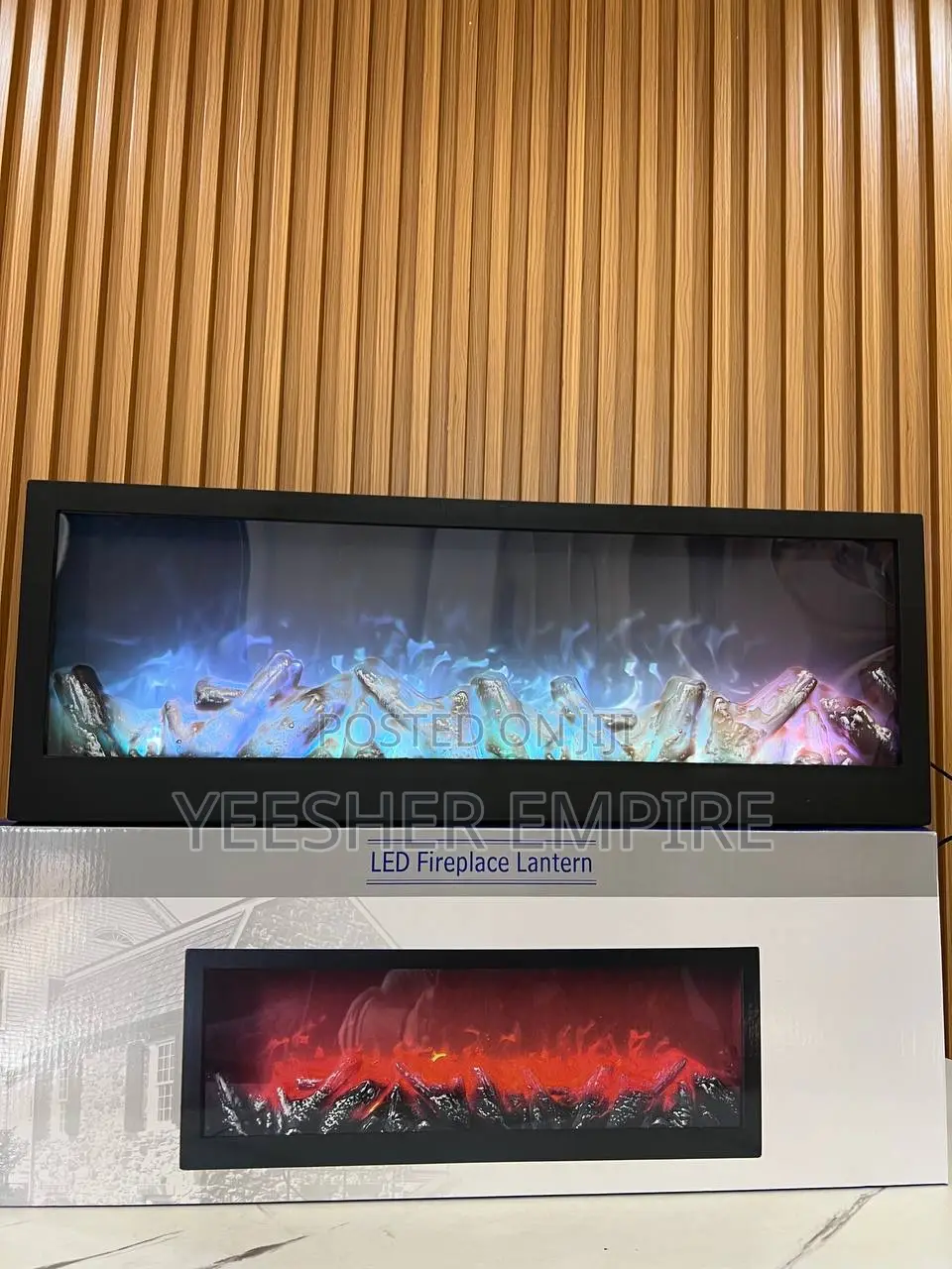3d Multicolored Fireplace