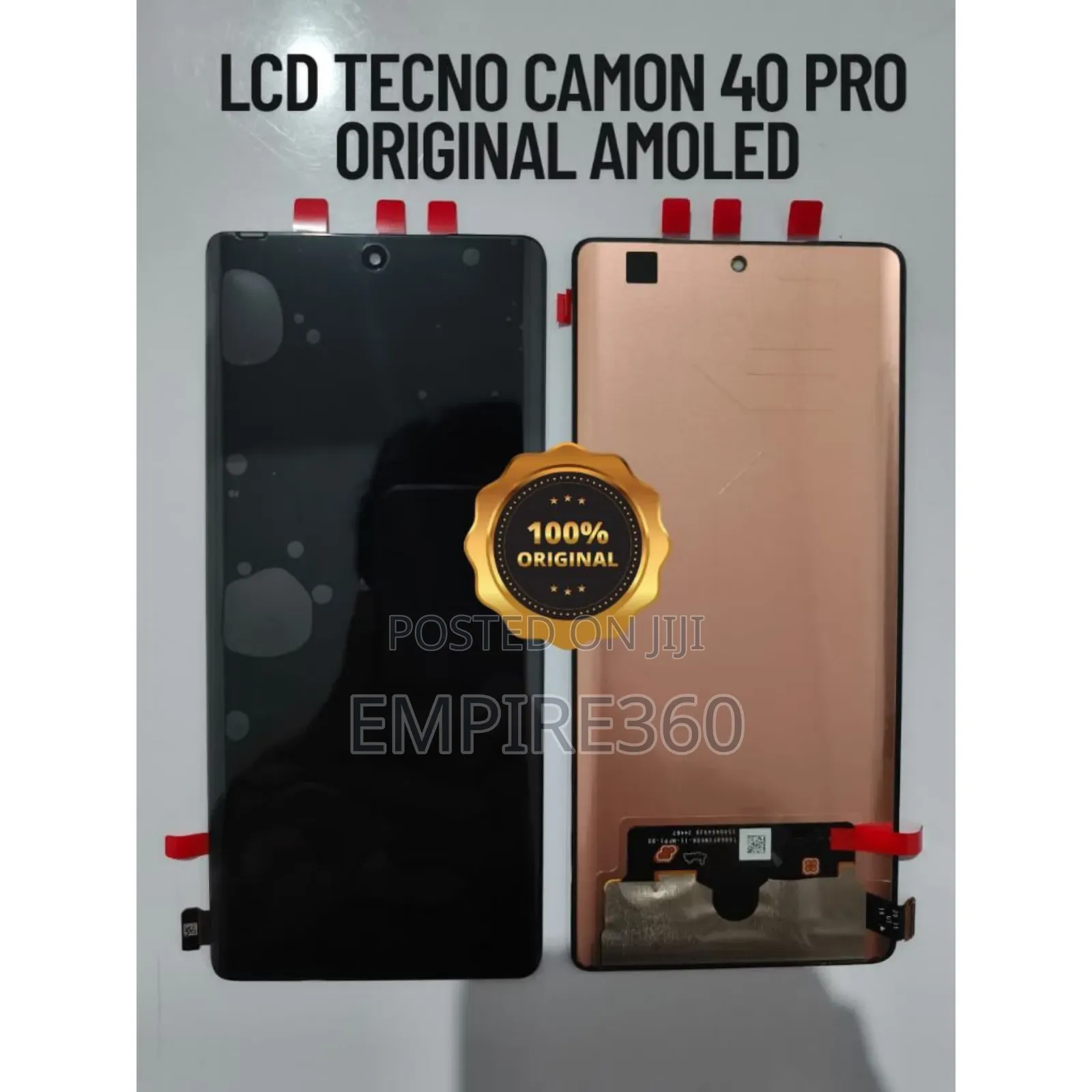 Tecno Camon 40pro Original Amoled Screen Replacement