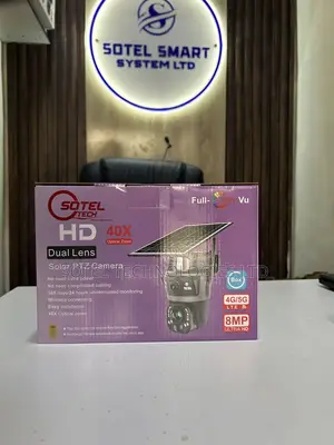 40x Optical Zoom Solar 4g Dual Lens CCTV Camera | 8mp Ultra Hd |